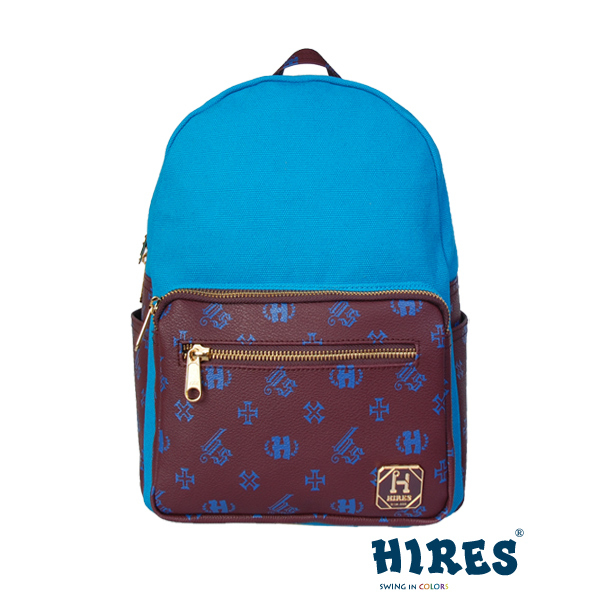 【HIRES】經典風華系列-後背包(復古藍)