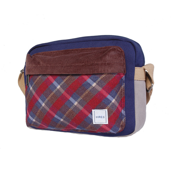 【HIRES】格紋俏皮系最-斜背包
