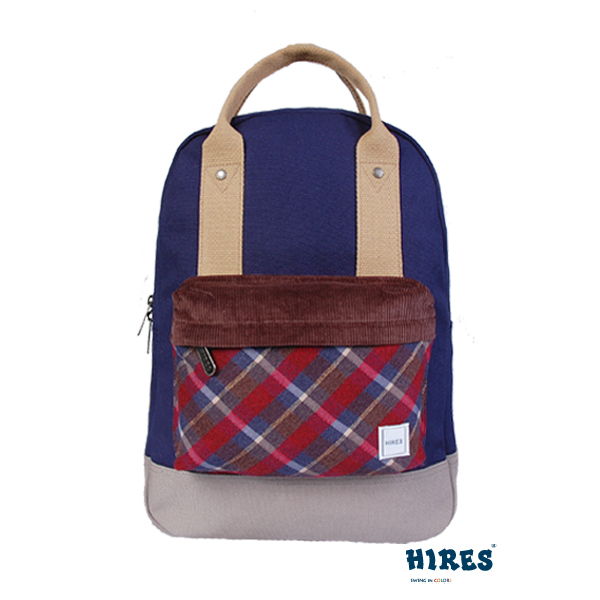 【HIRES】格紋俏皮系列-後背包