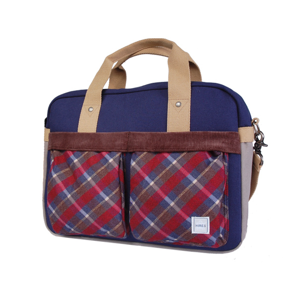 【HIRES】格紋俏皮系列-斜背包
