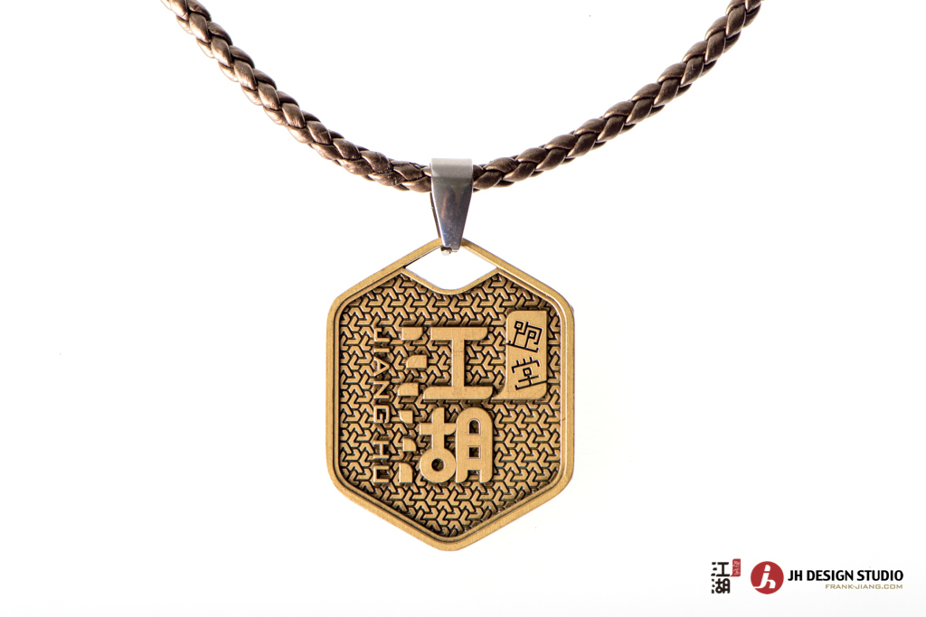 江湖猴令-休閒款-皮繩鈦項圈