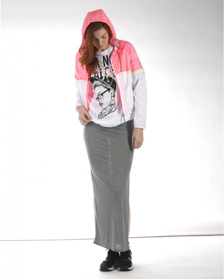 【Silvian Heach】可拆式袖子防風連帽外套