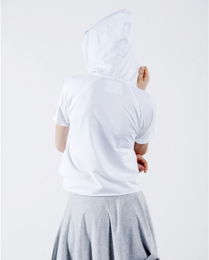 【SH】草寫字母短袖帽T