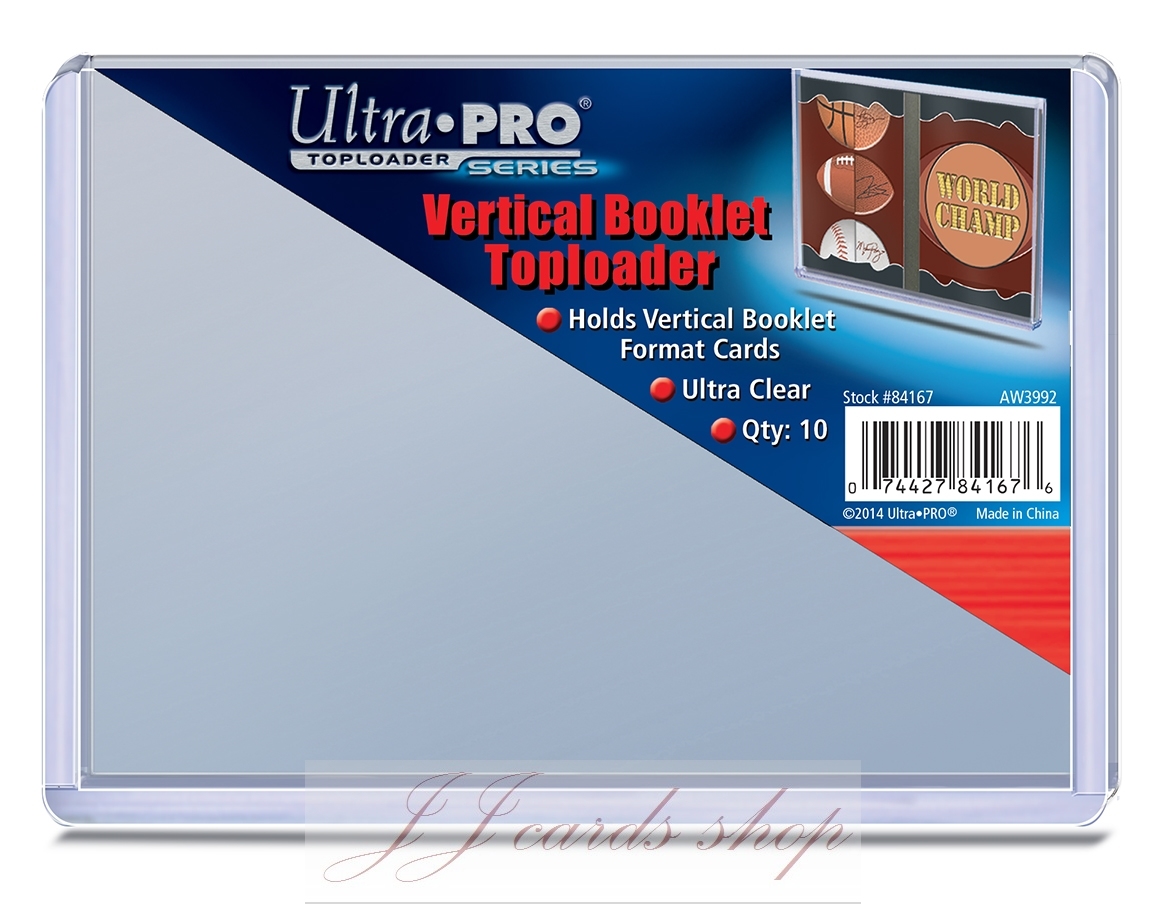 美國原廠 Ultra Pro 高透明品質 直式 書本 一般卡夾 (一包／10個)
