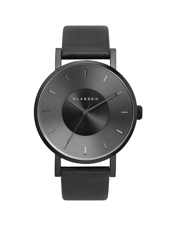 Volare Dark / Black Leather Strap