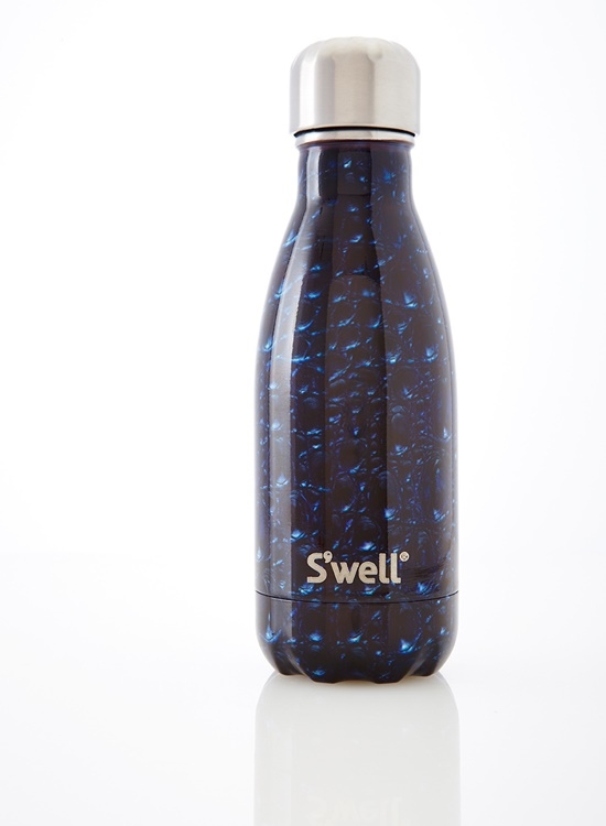 S'well Exotics-Navy Alligator-9oz 美國時尚不鏽鋼保冷.保溫瓶(260ml)