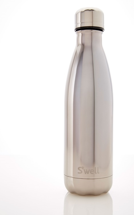 S'well Metallic-White Gold-17oz 美國時尚不鏽鋼保冷.保溫瓶(500ml)