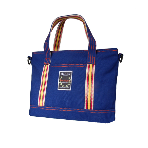 【HIRES】帆布家族系列-斜背包(藍色)