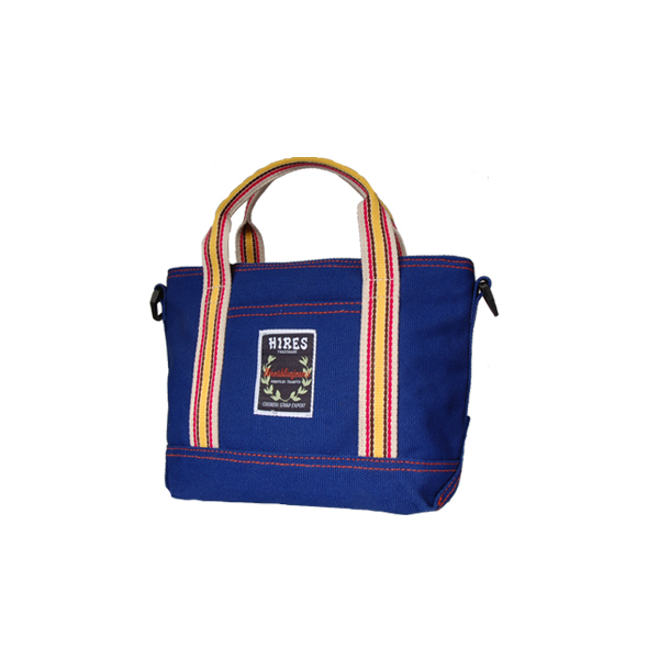 【HIRES】帆布家族系列-斜背包(藍色)