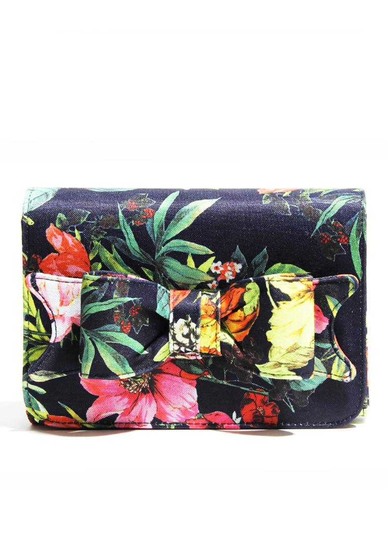 Vintage Floral Fabric Shoulder Bag