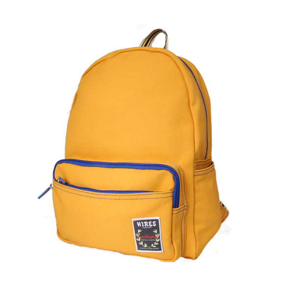 【HIRES】帆布家族系列-後背包(黃色)