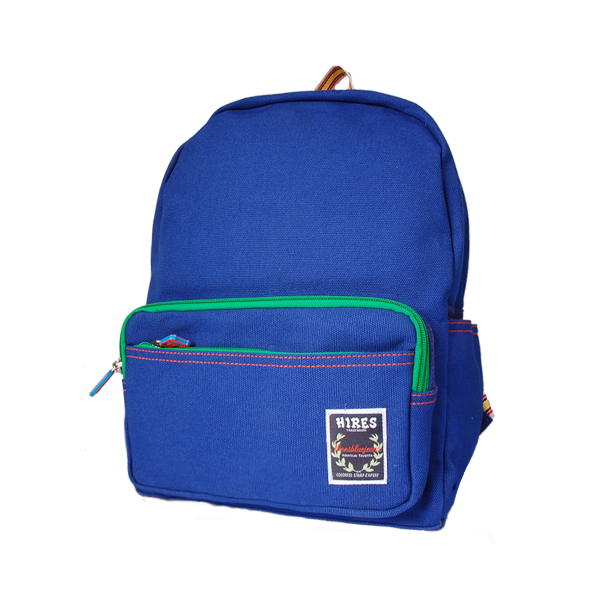 【HIRES】帆布家族系列-後背包(藍色)