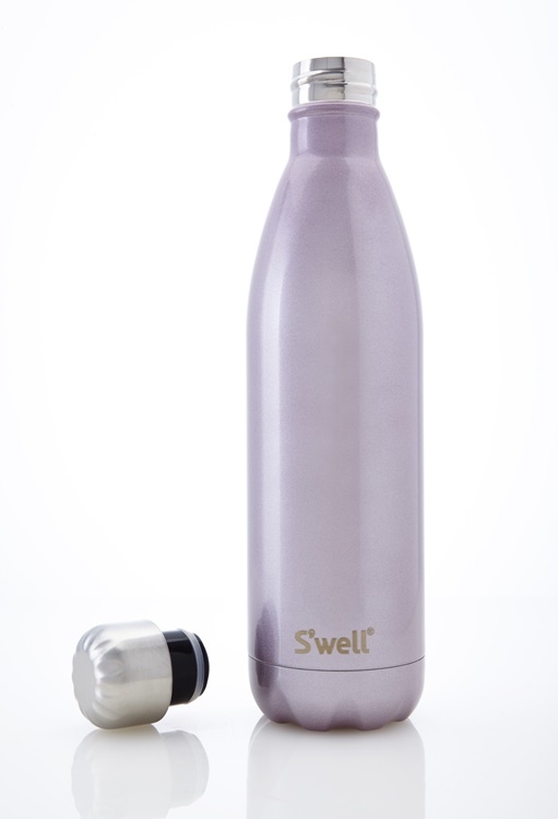 S'well Glitter-Pink Champagne-25oz 美國時尚不鏽鋼保冷.保溫瓶(750ml)