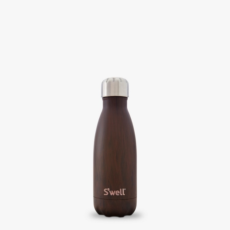 S'well Wood-Burlwood-9oz-美國時尚不鏽鋼保冷.保溫瓶(260ml)