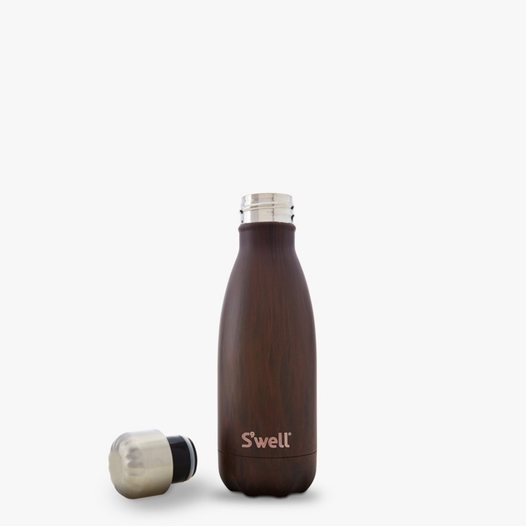 S'well Wood-Burlwood-9oz-美國時尚不鏽鋼保冷.保溫瓶(260ml)