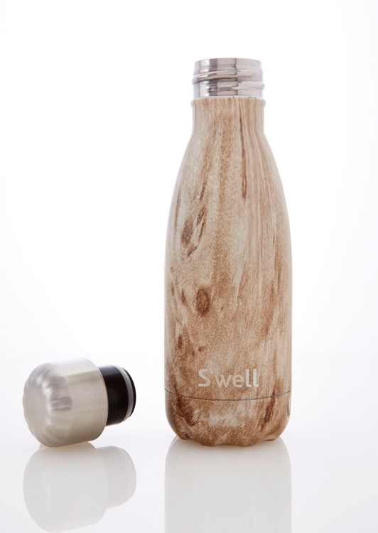S'well Wood-Blonde Wood-9oz-美國時尚不鏽鋼保冷.保溫瓶(260ml)