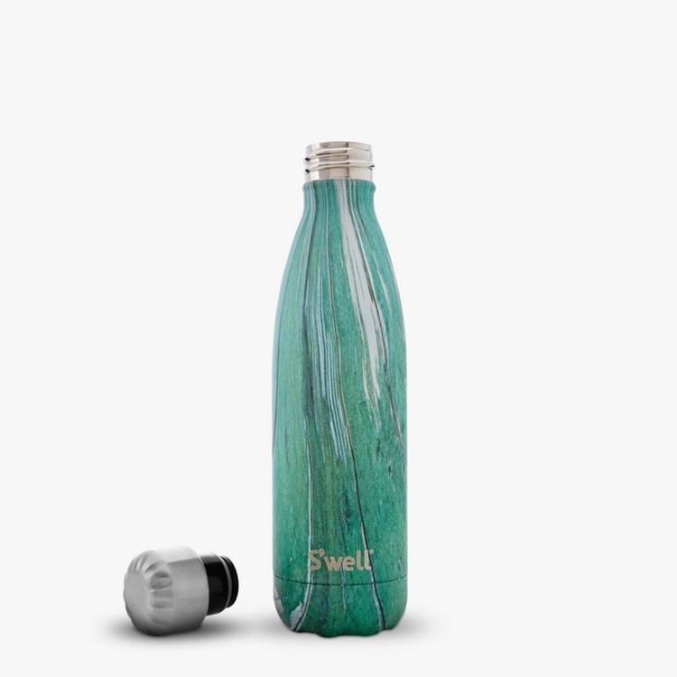 S'well Wood-Clubhouse-17oz-美國時尚不鏽鋼保冷.保溫瓶(500ml)