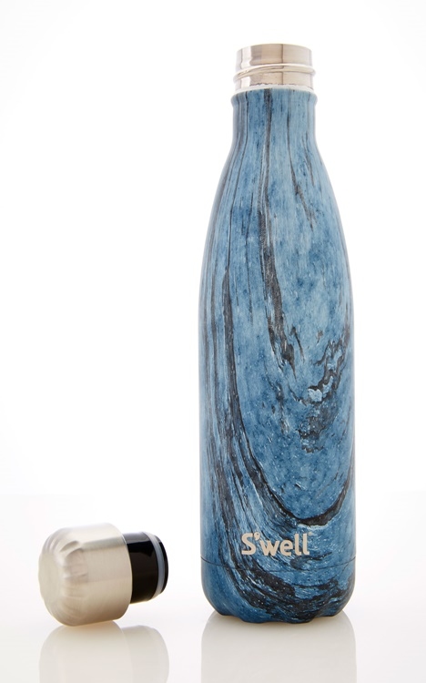 S'well Wood-Dark Forest-17oz-美國時尚不鏽鋼保冷.保溫瓶(500ml)