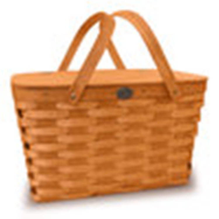 Traditional Picnic-傳統3/4上掀蓋手工製野餐籃-2-4人份(附襯)