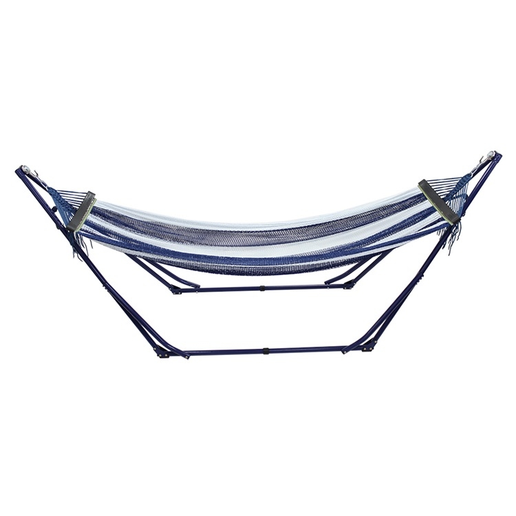 Toymock 折疊收納式吊床-正常版-Navy Border