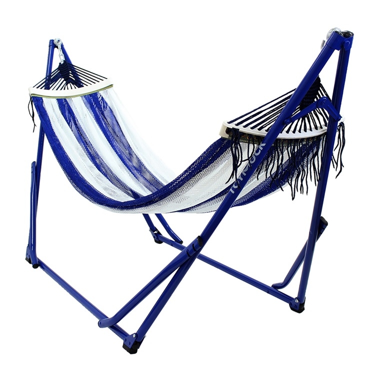 Toymock 折疊收納式吊床-正常版- Marine Border