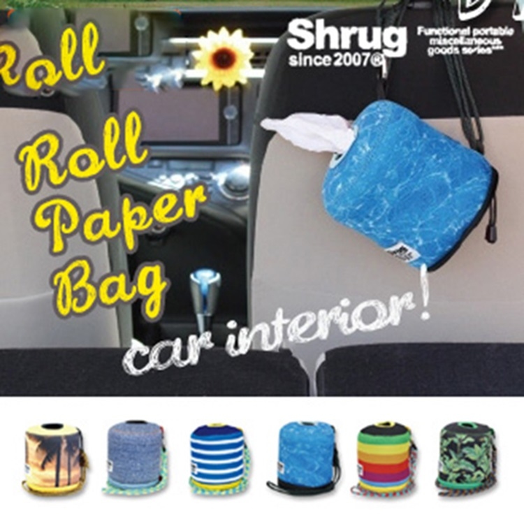 Shrug-Roll Paper Bag-隨身捲筒紙套-Denim