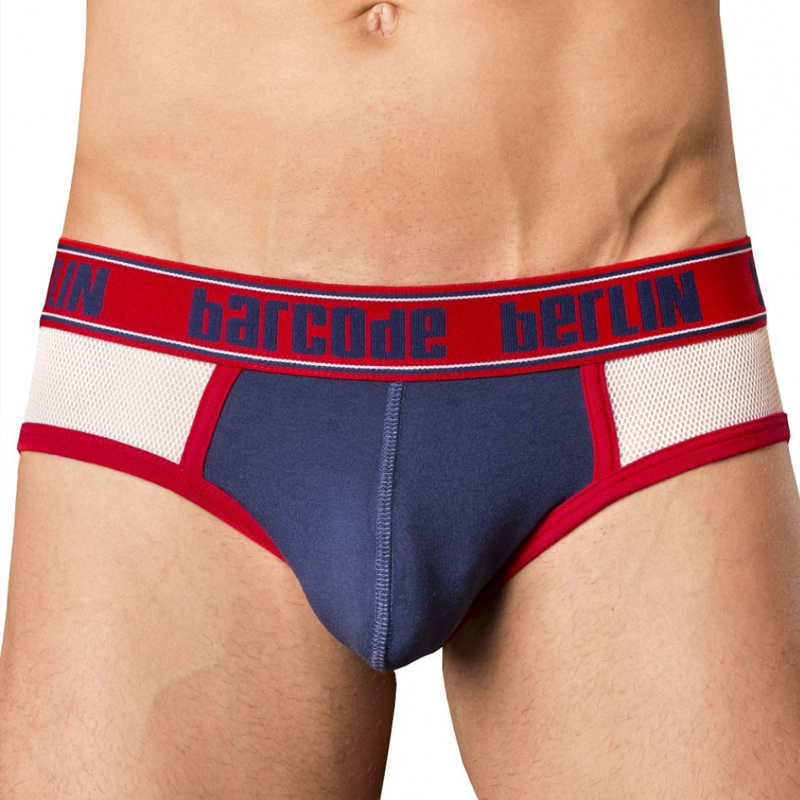 Slip Uomo Barcode Berlin Solger Brief Verde: Intimo Sportivo In Cotone A Coste, Vita Bassa E Comfort Eccezionale - 3