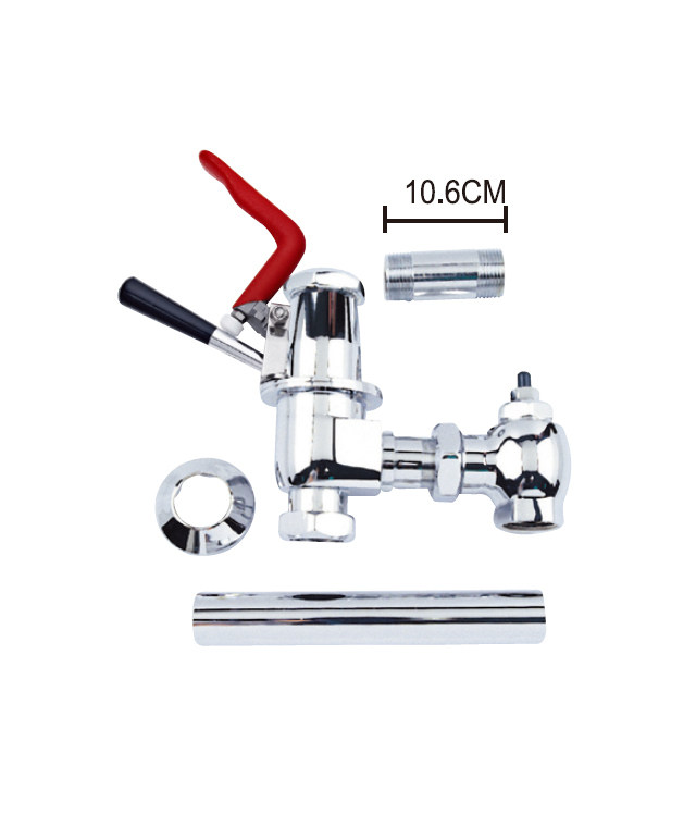 凱薩 手壓沖水凡而(快沖馬桶用)BF443D