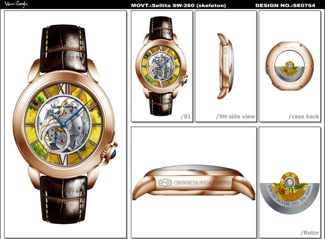 Van Gogh 腕時計 Timex Unisex The MET Van Gogh 40mm Watch - Multi-Colo Strap