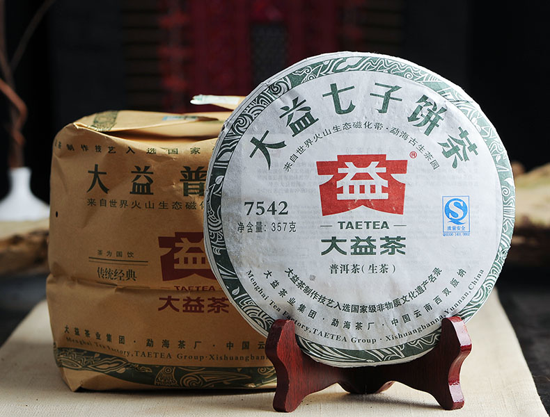 [7餅]2011年大益普洱生茶7542 357克茶餅X7餅