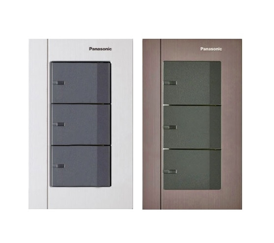 國際牌 GLATIMA 三路用雙開附蓋板 WTGFP5352S/WTGFP5352A