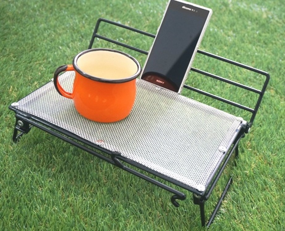 Wire mesh solo table <ワイヤーメッシュ・ソロテーブル＞絲網單人低桌