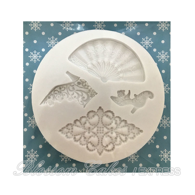 'Vintage' Sugarcraft Silicone Mould