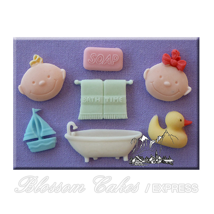 'Bathtime' Sugarcraft Silicone Mould