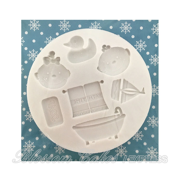 'Bathtime' Sugarcraft Silicone Mould