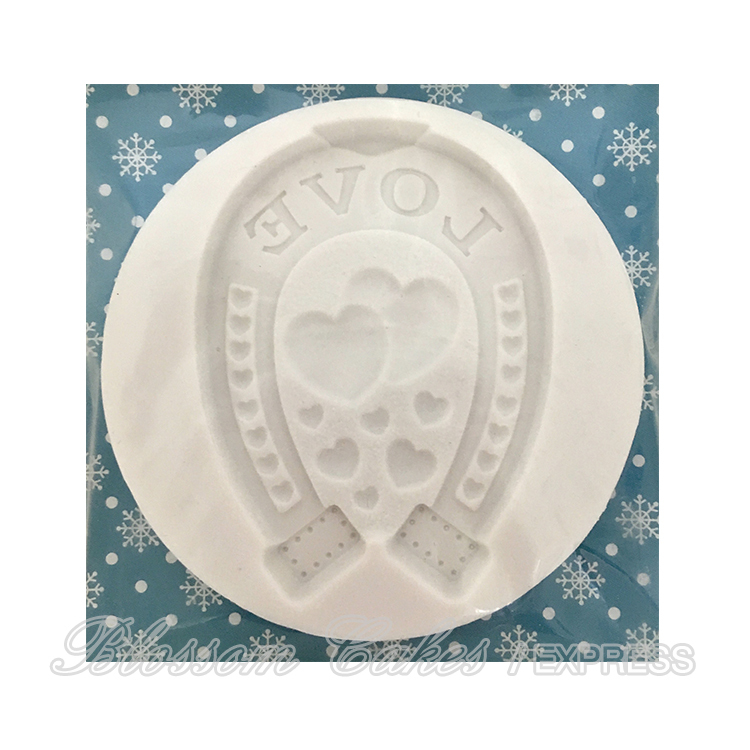 'Love Horseshoe' Sugarcraft Silicone Mould