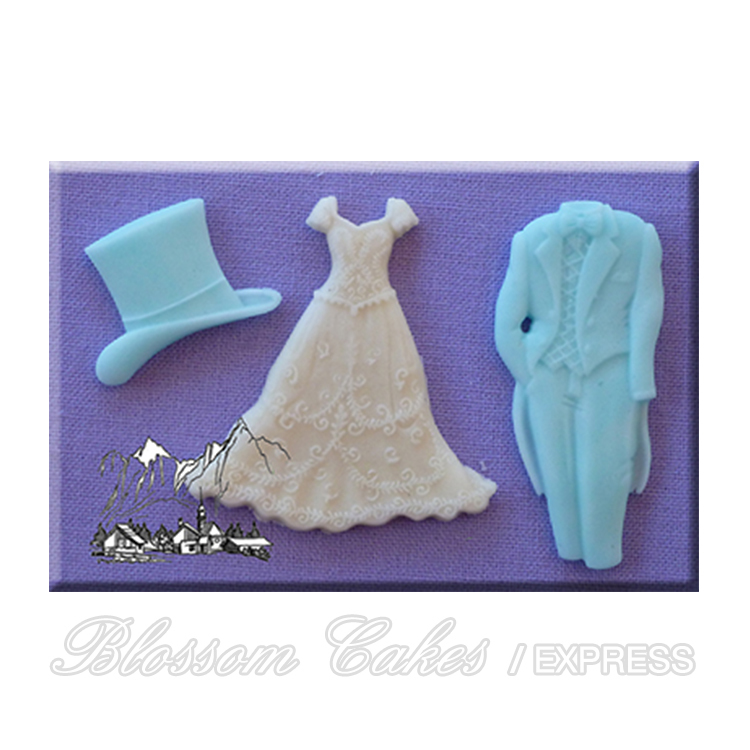'Wedding' Sugarcraft Silicone Mould