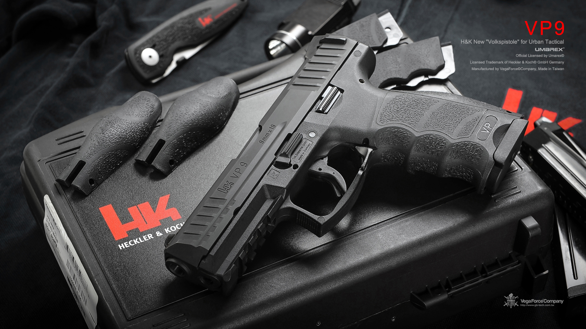 VFC/Umarex - HK VP9 AIRSOFT GBB Pistol DX ver. (Asia Ed
