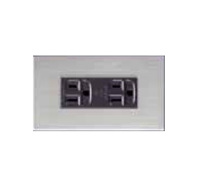 國際牌 GLACIER 埋入式附接地極雙插座(附蓋板)WTAFP8-G1512