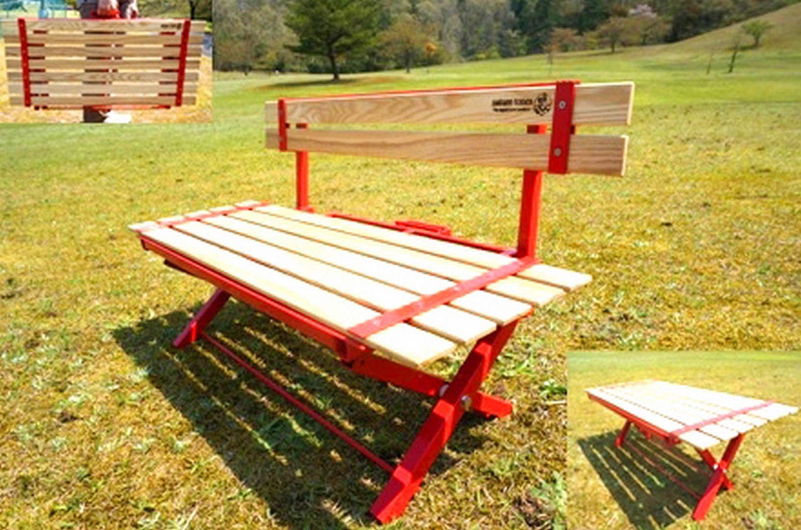 2 Way Low Bench&Table-2段式變形雙人低板凳&桌