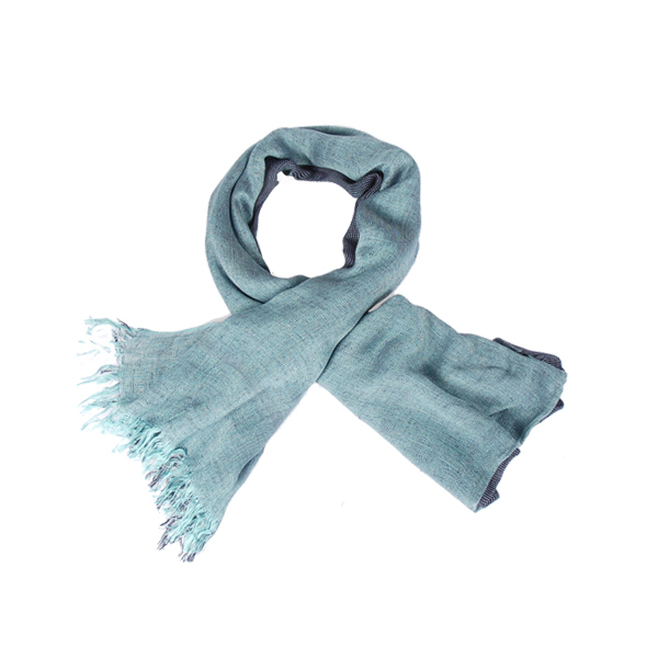 【Amarco】雙拼色素面圍巾