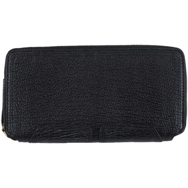 【3.1 PHILLIP LIM】牛皮ㄇ型全開多功能大夾 (黑色)  AR130824 BLACK