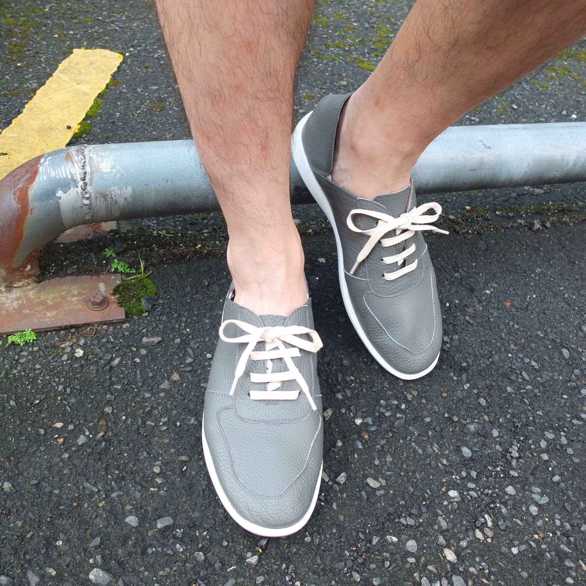 【男款-羽量超輕無敵好走鞋】MIT台灣製造純手工全真皮超輕量柔軟休閒鞋