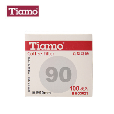 【咖啡濾紙】Tiamo丸型濾紙90號100P-營業用