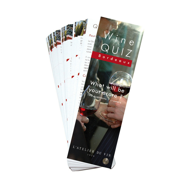 Wine Quiz Bordeaux (English) L'ATELIER DU VIN