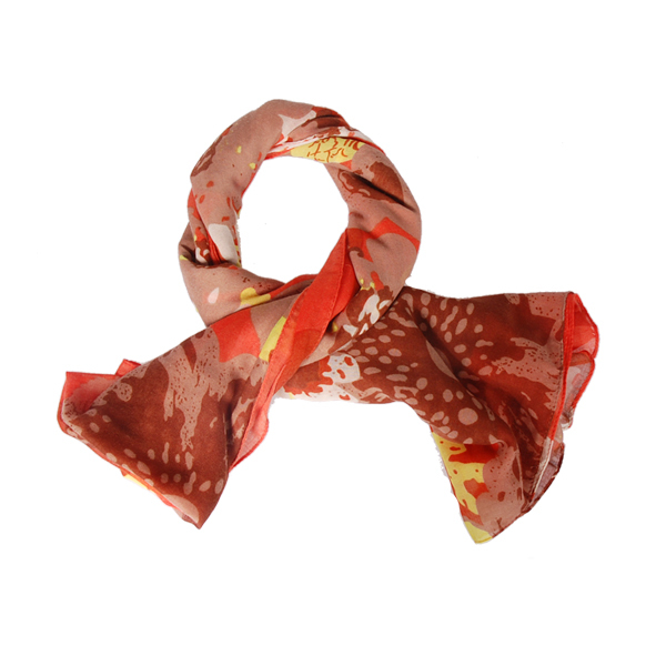 【Amarco】大花印花圍巾