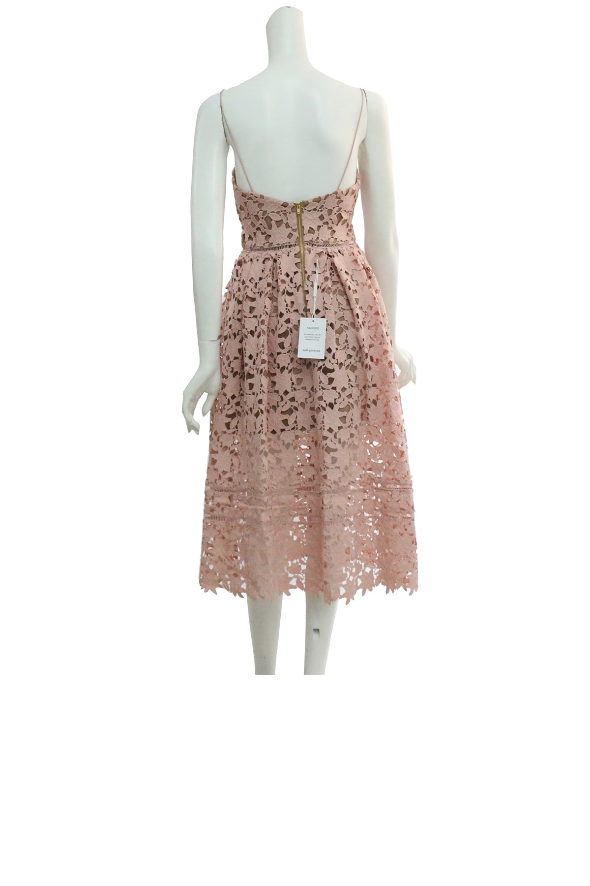 【self-portrait】細肩帶蕾絲洋裝 (花瓣粉)  SP5009N/PINK