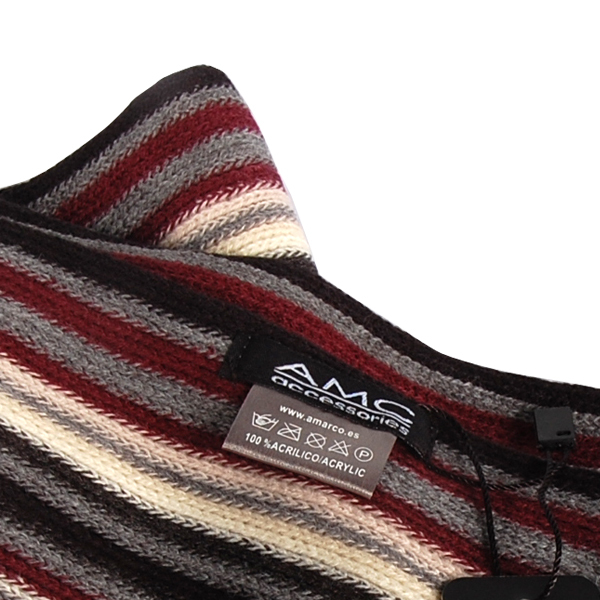 【Amarco】直條配色圍巾