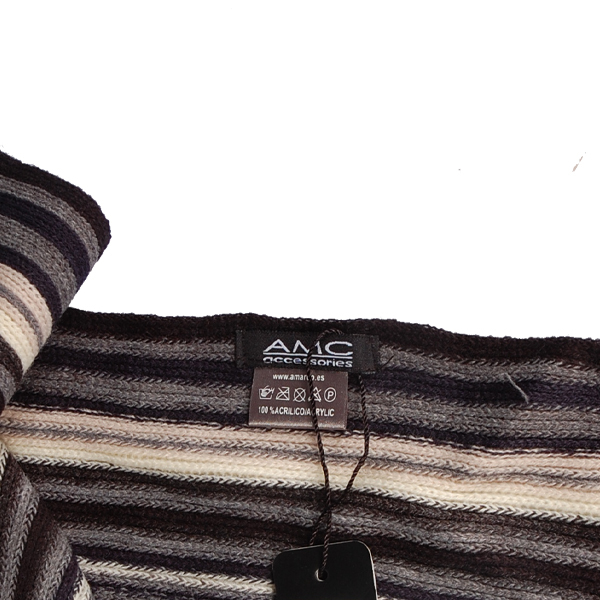 【Amarco】直條配色圍巾