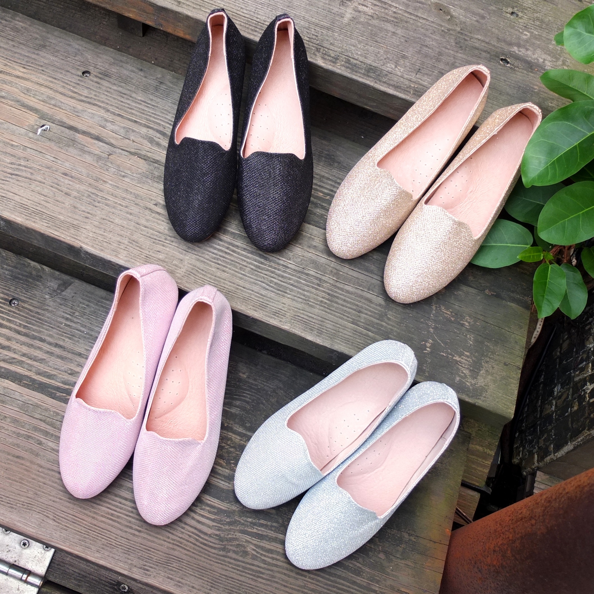 【霓光城市】輕量透氣進口網布真皮樂福鞋